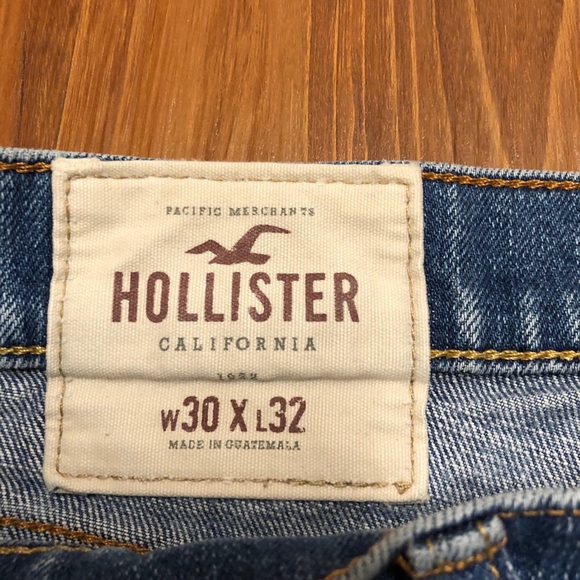 Hollister Ripped Button Fly Slim Jeans - Picture 3 of 6